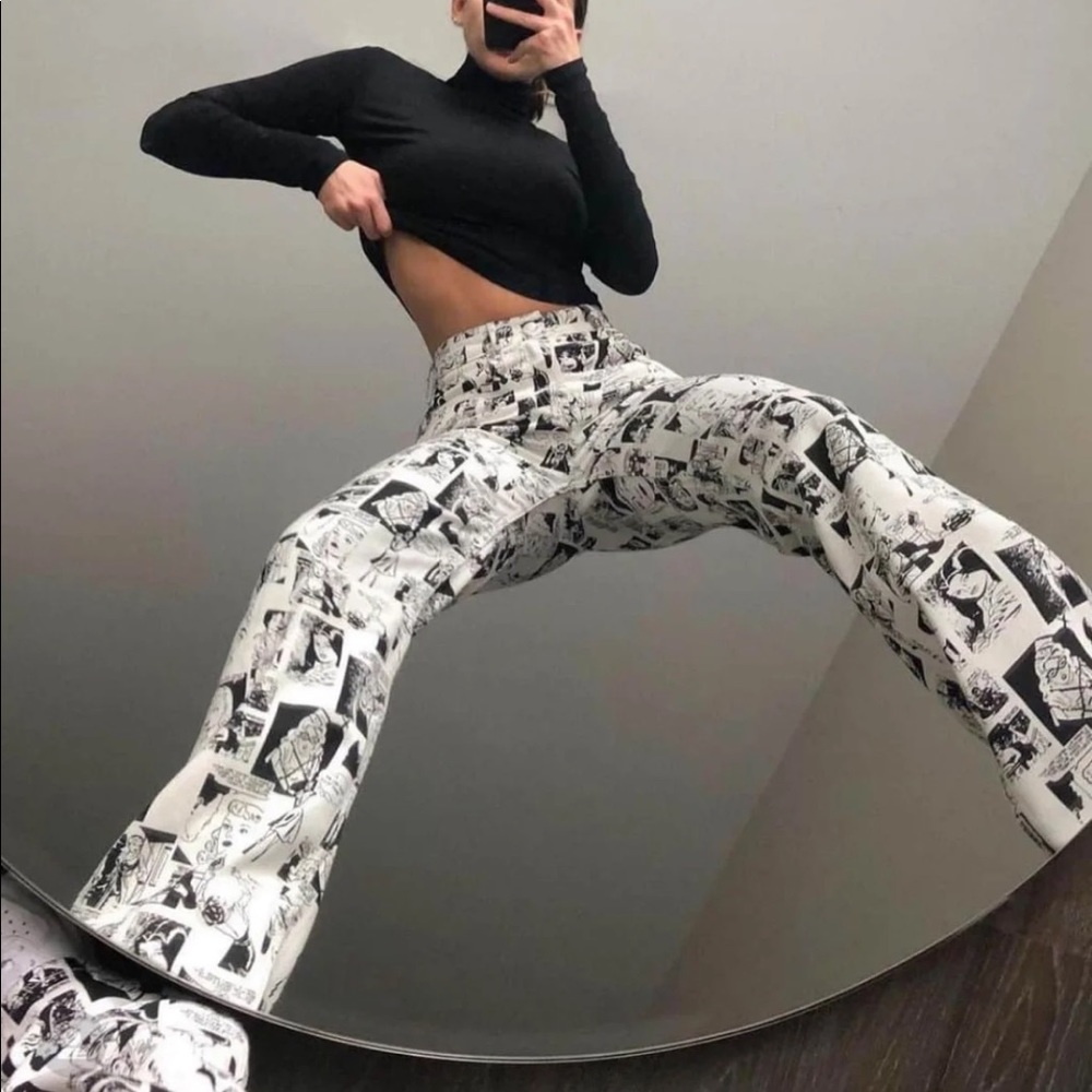 Reformation Newsprint High Rise Jeans